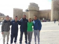 Jonathan, Carlos, Nerea y Javier, nuestro equipo de monitores