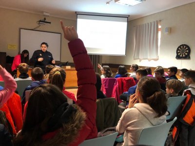 Participantes del CEIP Comuneros de Castilla y CC Santísimo Rosario – Mosen Rubi (Ávila)