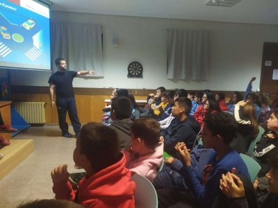 Participantes del CEIP Claudio Sánchez Albornoz, CEIP Santo Tomás y CEIP Santa Ana (Ávila)