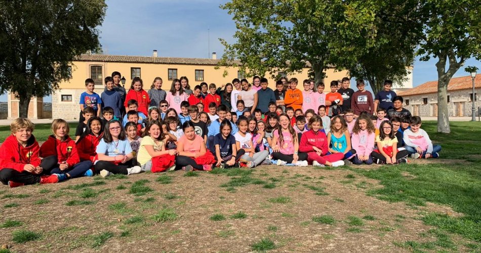 Participantes del CEIP Claudio Sánchez Albornoz, CEIP Santo Tomás y CEIP Santa Ana (Ávila)