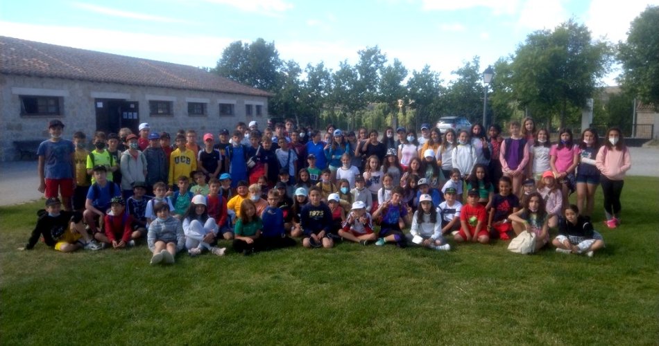 Participantes del CEIP La Moraña (Arévalo), CEIP Los Arévalos (Arévalo), CRA Moraña Baja (Langa) y CRA Alto Gredos (Navarredonda)